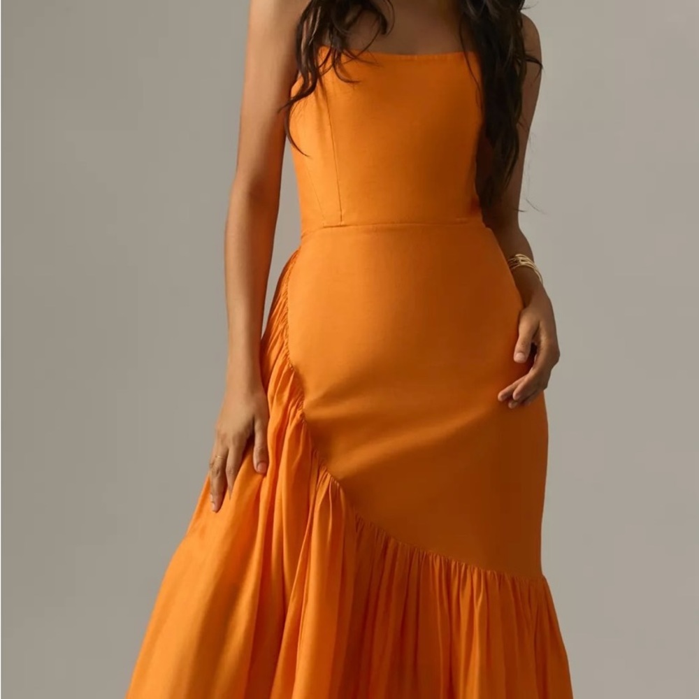 Let Me Be Strapless Asymmetrical Dress